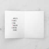 Carte Cute ours en peluche avec Fête des pères joyeuse a (Intérieur)