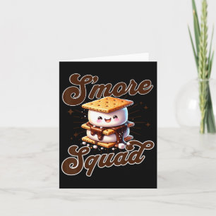 Carte Cute Outdoor Smore Squad Camping Famille S Corresp