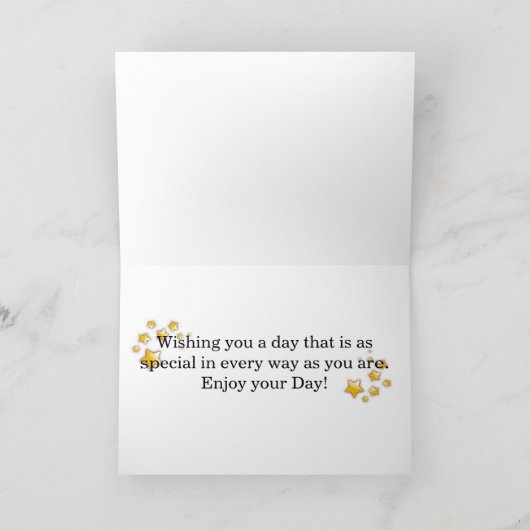 Carte Cute Outer Space Rocket Ship Blast Off Birthday (Intérieur)