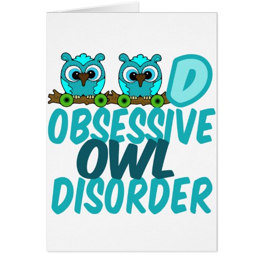Carte Cute Owl Lover (Devant)
