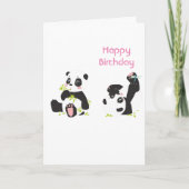 Carte Cute panda (Devant)