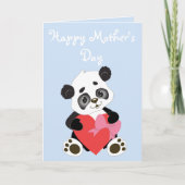 Carte Cute Panda Mother’s Day (Devant)