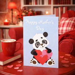 Carte Cute Panda Mother’s Day