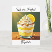 Carte Cute Parfait Happy Anniversary Love (Devant)