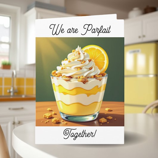 Carte Cute Parfait Happy Anniversary Love