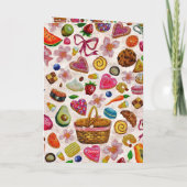 Carte Cute Pastry Confections Sweets (Dos)