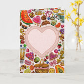 Carte Cute Pastry Confections Sweets (Fleur jaune)