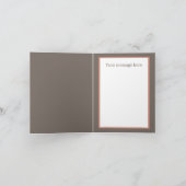 Carte Cute peeking Nurse ajouter message éléphant (Intérieur)