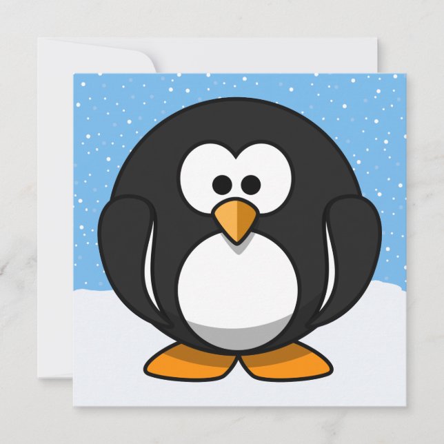 Carte Cute Penguin (Devant)