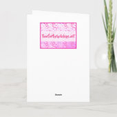 Carte Cute Personnalisé Vanilla Cupcake Anniversaire (Dos)