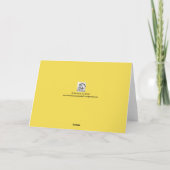 Carte Cute Petit Foin D'Âne Gris (Dos)