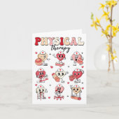 Carte Cute Physical Therapy Saint-Valentin Pt Pta Pedia (Fleur jaune)
