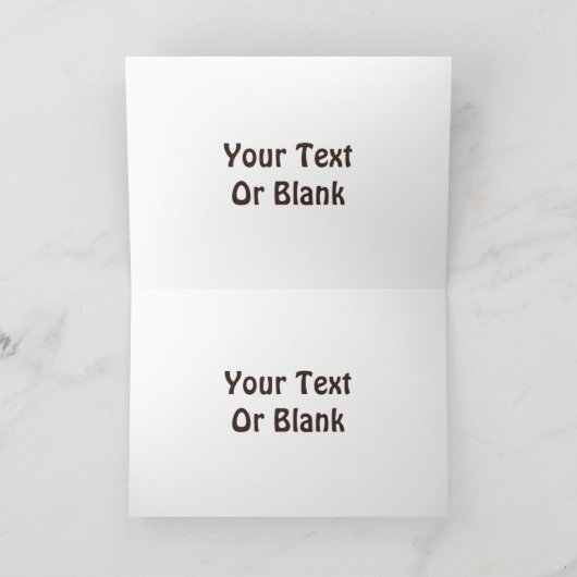 Carte Cute Polka Dot Zebra (Intérieur)