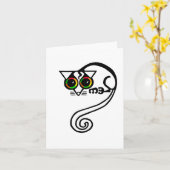 Carte Cute POSSUM - Marsupial - Faune - Australie (Fleur jaune)