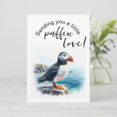 Carte Cute Puffin Thématique Appartement de vacanc (Debout devant)