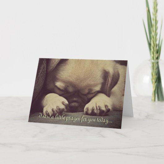 Carte Cute Puppy (Devant)