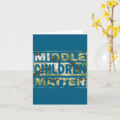 Carte Cute Quote Middle Camo Redleg Matter (Fleur jaune)