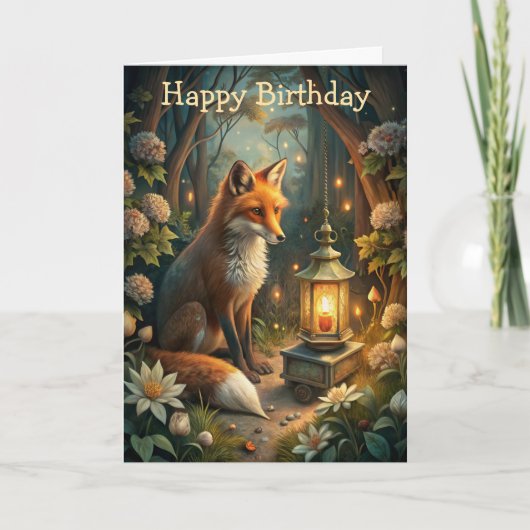 Carte Cute Red Fox (Devant)