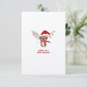 Carte Cute Reindeer (Debout devant)