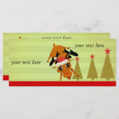 Carte Cute Reindeer (Devant / Derrière)