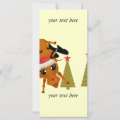 Carte Cute Reindeer (Devant)