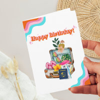 Cute Retro, Voyage maman, Amusant Anniversaire, Ph