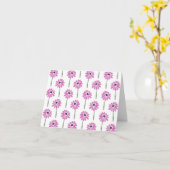 Carte Cute rose floral personnalisé (Fleur jaune)