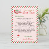 Carte Cute Santa Clause Letter From Santa (Debout devant)