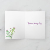 Carte Cute Scottish Wildcats Mother's Day card (Intérieur)