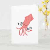 Carte Cute seiche (Fleur jaune)