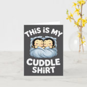 Carte Cute Sleeng Bee This Is My Cuddle  (Fleur jaune)