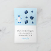 Carte Cute snowman (Intérieur)