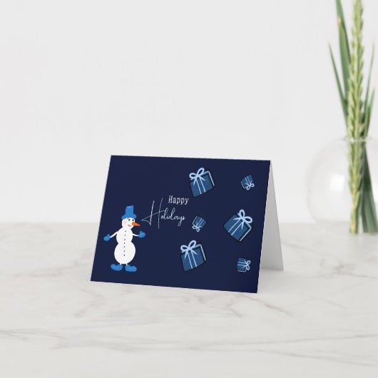 Carte Cute snowman (Devant)