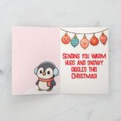 Carte Cute Snowman Christmas (Intérieur)