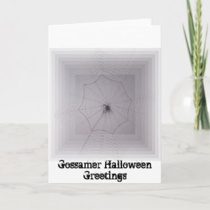 Carte Cute Spider Gossamer Halloween Salutations