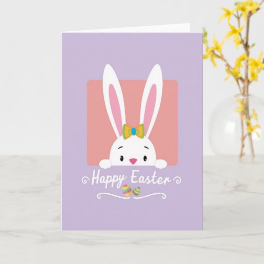 Carte Cute Spring Creature Peek Card (Fleur jaune)