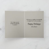 Carte Cute Squirrel Playing Santa Drawing Christmas (Intérieur)