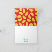 Carte Cute Taco Enfants 1er anniversaire fête Nourriture (Intérieur)