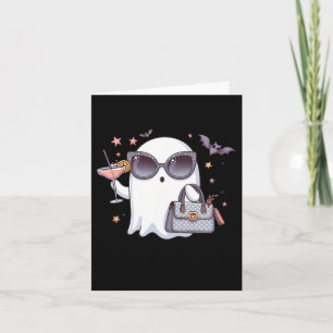 Carte Cute Tail Ghost Boujee Boojee Halloween Boire C