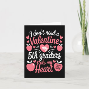 Carte Cute Teachers Saint-Valentin