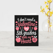 Carte Cute Teachers Saint-Valentin (Fleur jaune)