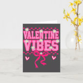 Carte Cute Valentine Vibes Smile Face Valentines Day Gir (Fleur jaune)