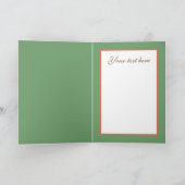 Carte Cute Wedding couple customizable (Intérieur)