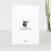 Carte Cute Western Happy Fête des pères Calves de vache (Dos)