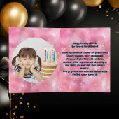 Carte Cute Whimsical Floral Unicorn Anniversaire de enfa