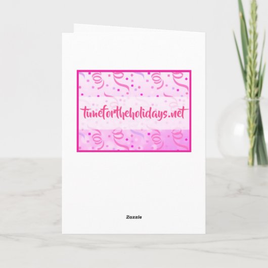 Carte Cute Whimsical Folk Art Chats Anniversaire (Dos)