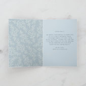 Carte Cute Winter Penguins Baby Shower Remerciement (Intérieur)