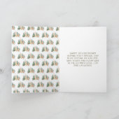 Carte Cute Winter Rabbits Birthday Party (Intérieur)