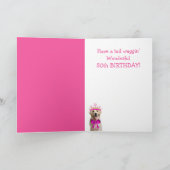 Carte Cute Yellow Lab 50e anniversaire (Intérieur)