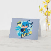 Carte Cuter than mignon Batman (Fleur jaune)